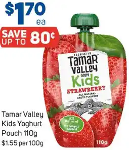Foodland Tamar Valley Kids Yoghurt Pouch offer