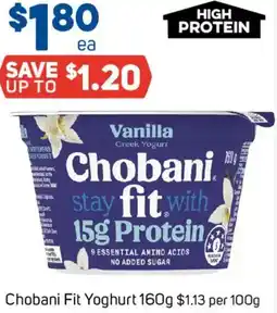 Foodland Chobani Fit Yoghurt offer