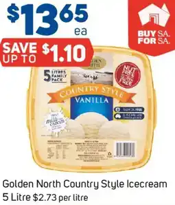 Foodland Golden North Country Style Icecream offer