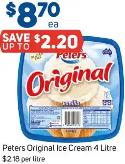 Foodland Peters Original Ice Cream offer