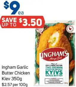 Foodland Ingham Garlic Butter Chicken Kiev offer