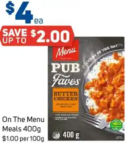 Foodland On The Menu Meals offer