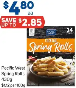 Foodland Pacific West Spring Rolls offer