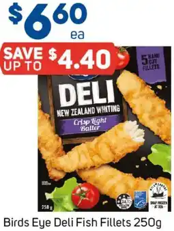 Foodland Birds Eye Deli Fish Fillets offer
