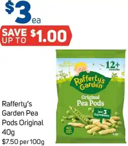 Foodland Rafferty's Garden Pea Pods Original offer