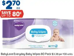 Foodland BabyLove Everyday Baby Wipes offer