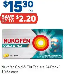 Foodland Nurofen Cold & Flu Tablets offer