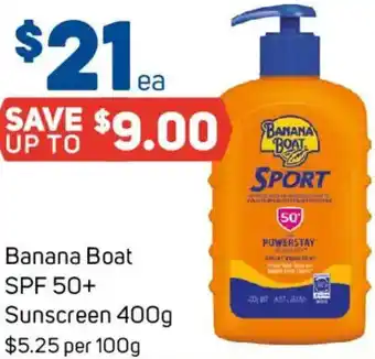 Foodland Banana Boat SPF 50+ Sunscreen offer