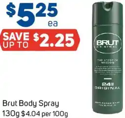 Foodland Brut Body Spray offer