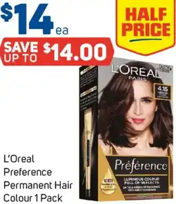 Foodland L'Oreal Preference Permanent Hair Colour offer