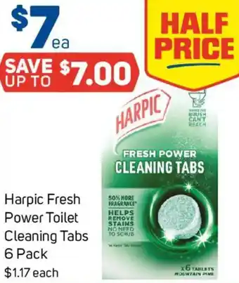 Foodland Harpic Fresh Power Toilet Cleaning Tabs offer