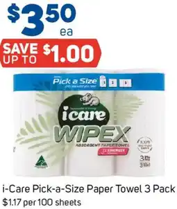 Foodland i-Care Pick-a-Size Paper Towel offer