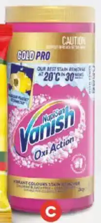 Foodland Vanish Gold Pro Laundry Stain Remover Powder offer