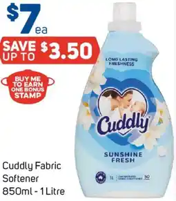 Foodland Cuddly Fabric Softener offer