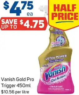 Foodland Vanish Gold Pro Trigger offer