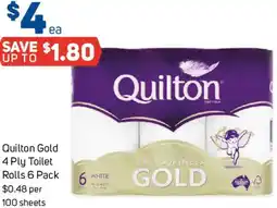 Foodland Quilton Gold Toilet Rolls offer