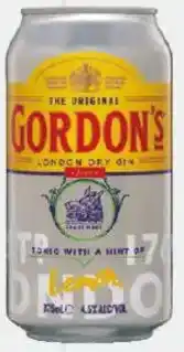 Foodland Gordon's Gin & Tonic Cans offer