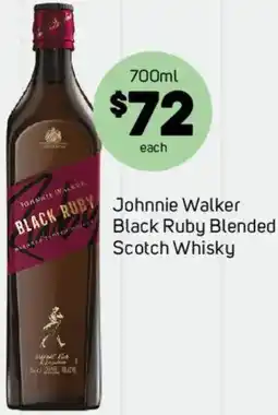 Foodland Johnnie Walker Black Ruby Blended Scotch Whisky offer