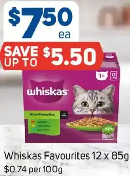 Foodland Whiskas Favourites offer
