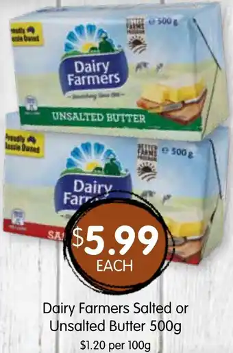 Dairy Farmers Salted or Unsalted Butter