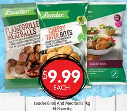 Spudshed Leader Bites And Meatballs offer