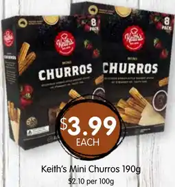 Spudshed Keith's Mini Churros offer