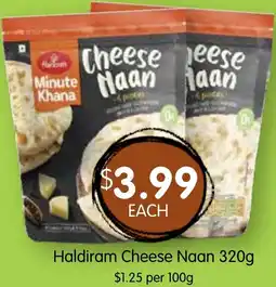 Spudshed Haldiram Cheese Naan offer