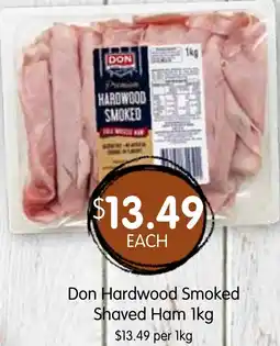 Spudshed Don Hardwood Smoked Shaved Ham offer
