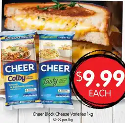 Spudshed Cheer Block Cheese Varieties offer