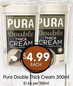 Spudshed Pura Double Thick Cream offer