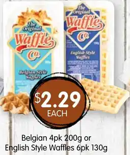 Spudshed Belgian or English Style Waffles offer