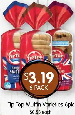 Spudshed Tip Top Muffin Varieties offer