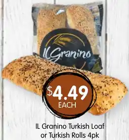 Spudshed IL Granino Turkish Loaf or Turkish Rolls offer