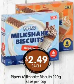 Spudshed Pipers Milkshake Biscuits offer