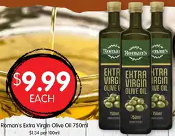 Spudshed Roman's Extra Virgin Olive Oil offer