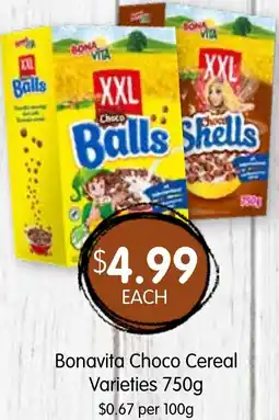 Spudshed Bonavita Choco Cereal Varieties offer