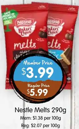 Spudshed Nestle Melts offer
