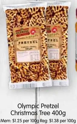 Spudshed Olympic Pretzel Christmas Tree offer