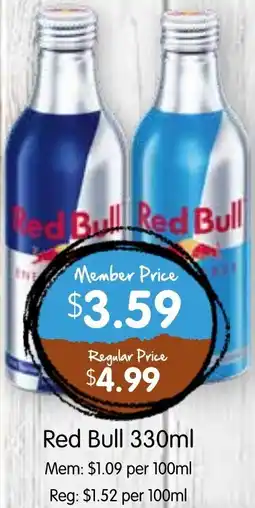 Spudshed Red Bull offer