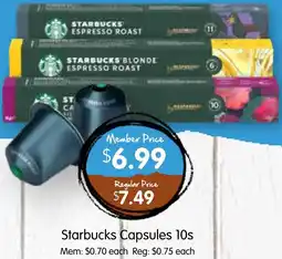 Spudshed Starbucks Capsules offer