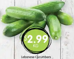 Spudshed Lebanese Cucumbers offer
