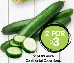 Spudshed Continental Cucumbers offer