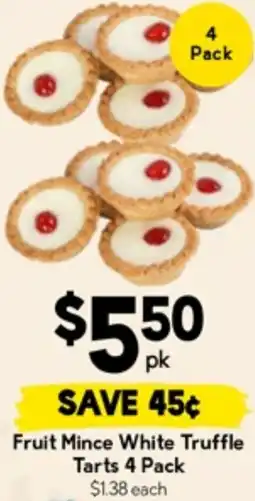 Drakes Fruit Mince White Truffle Tarts offer