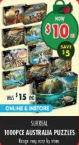 Lincraft Surreal 1000pce australia puzzles offer