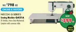 Lincraft Necchi Q Series Sewing Machine offer
