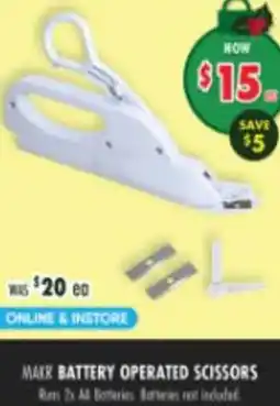 Lincraft Makr Battery Operated Scissors offer
