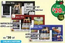 Lincraft Watercolour art set offer
