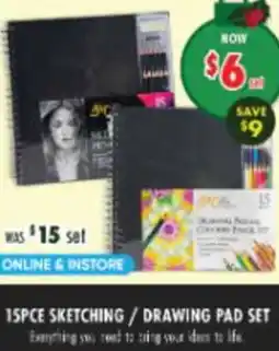 Lincraft Sketching/drawing pad set offer