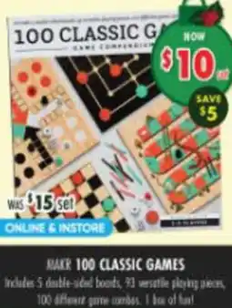 Lincraft Makr 100 Classic Games offer