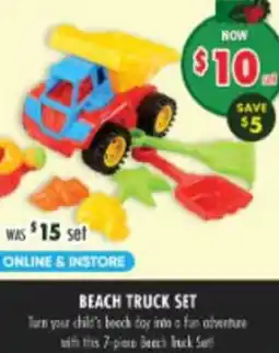 Lincraft Beach Truck Set offer
